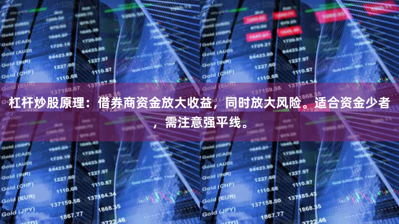 杠杆炒股原理:借券商资金放大收益,同时放大风险。适合资金少者,需注意强平线。